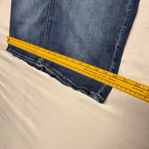 Lauren Ralph Lauren Denim Pencil Skirt Medium Wash Knee Length Women's Size 14 - Picture 7 of 16